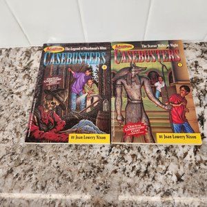 Disney Adventures Casebusters set of 2 books Ages 7-11 Joan Lowery Nixon